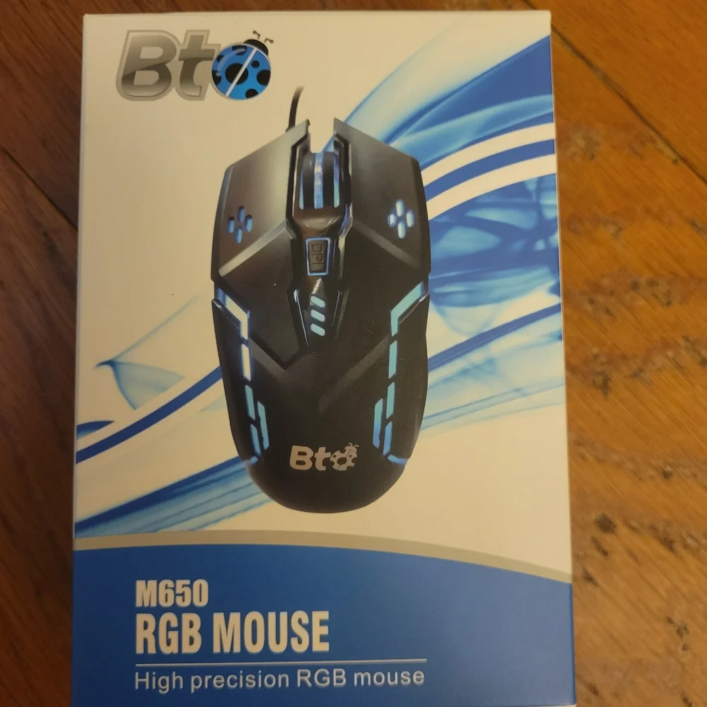 M650 RGB Gaming Mouse - Black/Blue